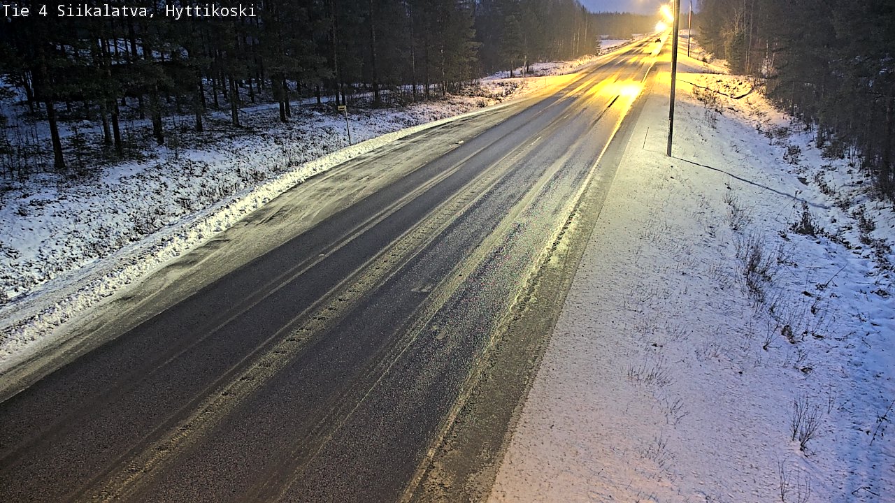 Weather Camera Image Road 4 Siikalatva, Hyttikoski, Siikalatva, Pohjois-Pohjanmaa