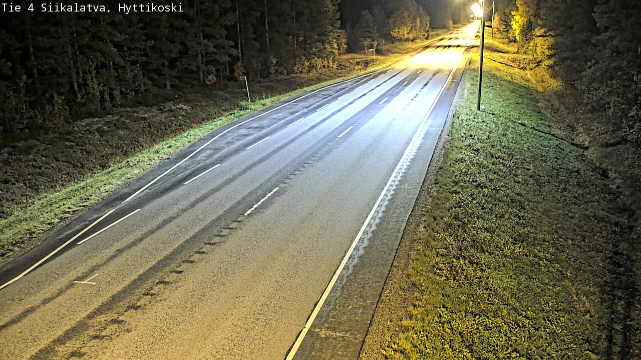 Weather Camera Image Road 4 Siikalatva, Hyttikoski, Siikalatva, Pohjois-Pohjanmaa