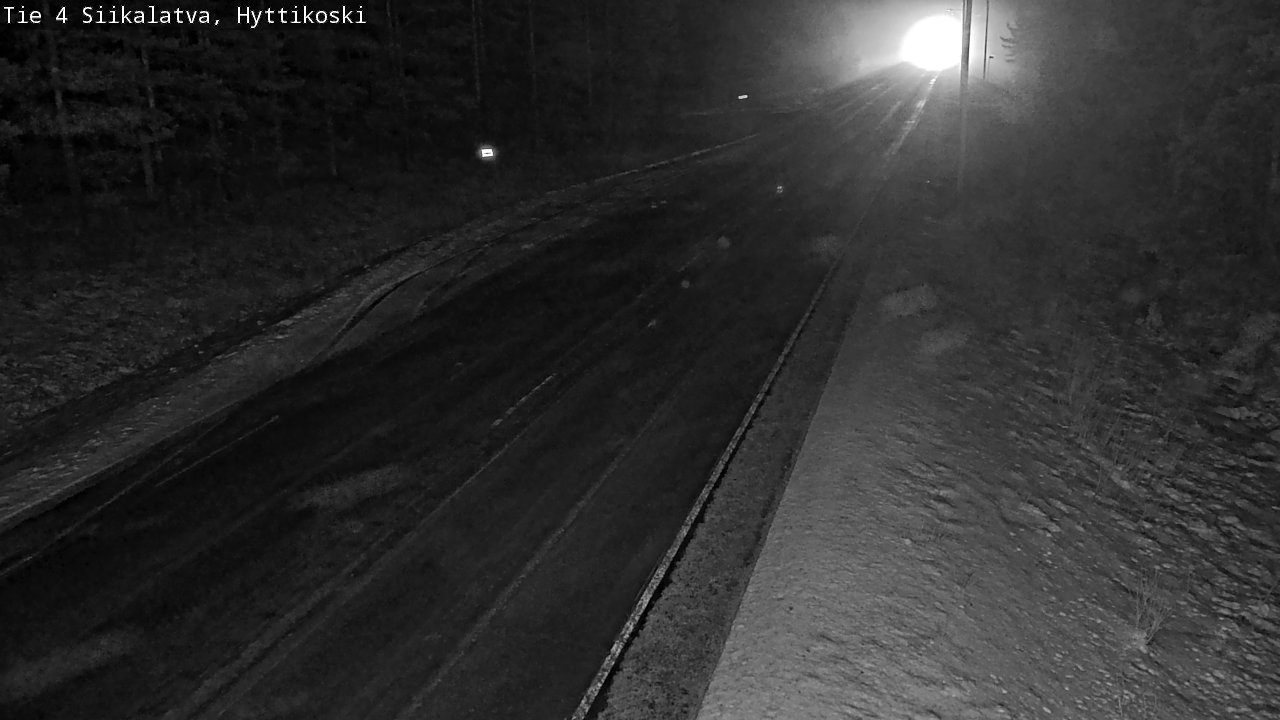 Weather Camera Image Väg 4 Siikalatva, Hyttikoski, Siikalatva, Pohjois-Pohjanmaa