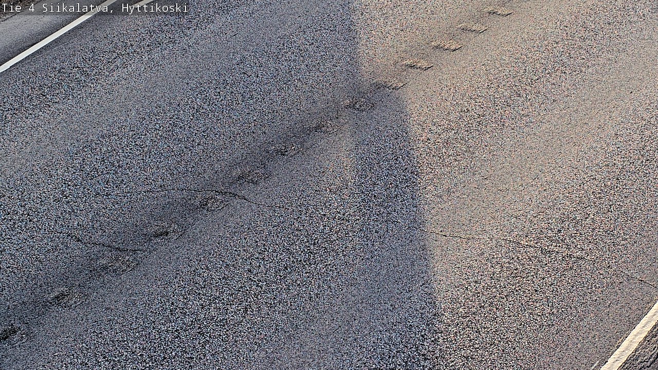Weather Camera Image Väg 4 Siikalatva, Hyttikoski, Siikalatva, Pohjois-Pohjanmaa