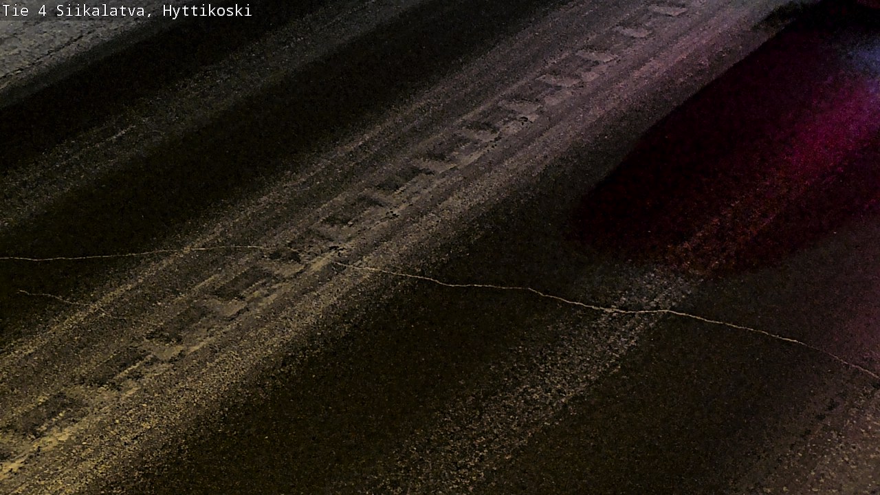 Weather Camera Image Väg 4 Siikalatva, Hyttikoski, Siikalatva, Pohjois-Pohjanmaa