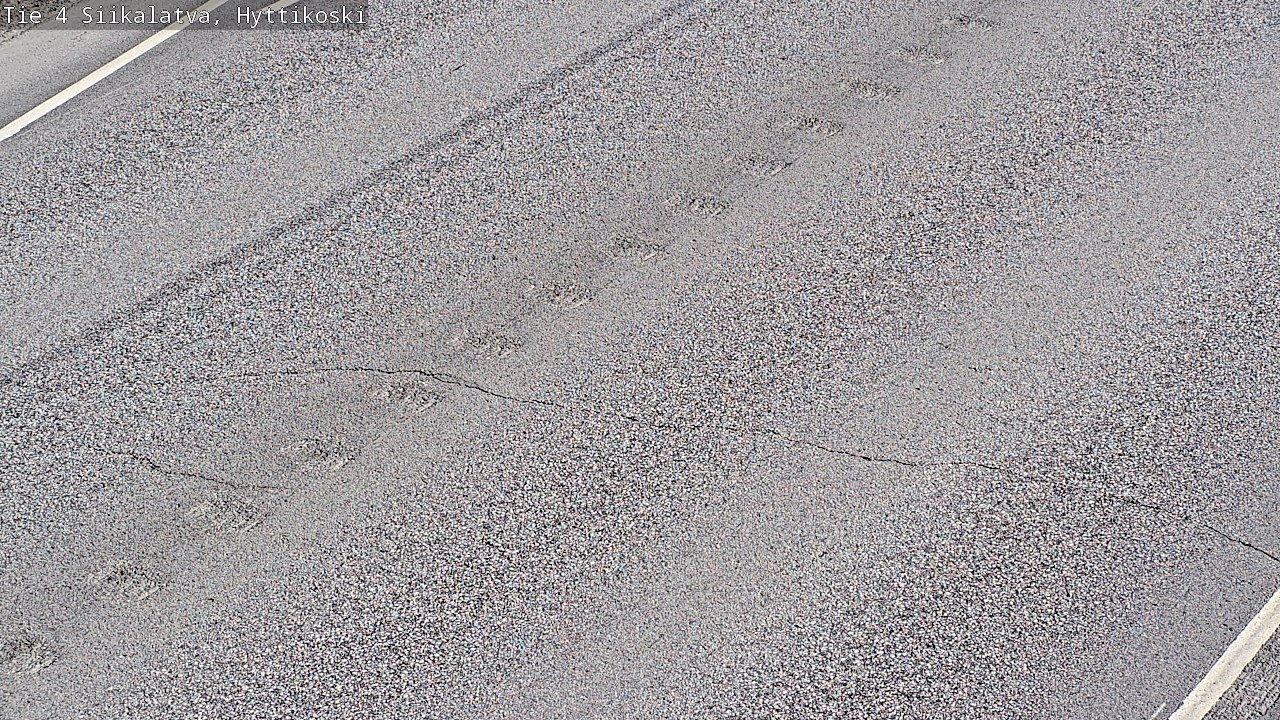 Weather Camera Image Väg 4 Siikalatva, Hyttikoski, Siikalatva, Pohjois-Pohjanmaa