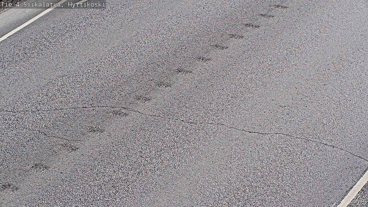 Weather Camera Image Väg 4 Siikalatva, Hyttikoski, Siikalatva, Pohjois-Pohjanmaa