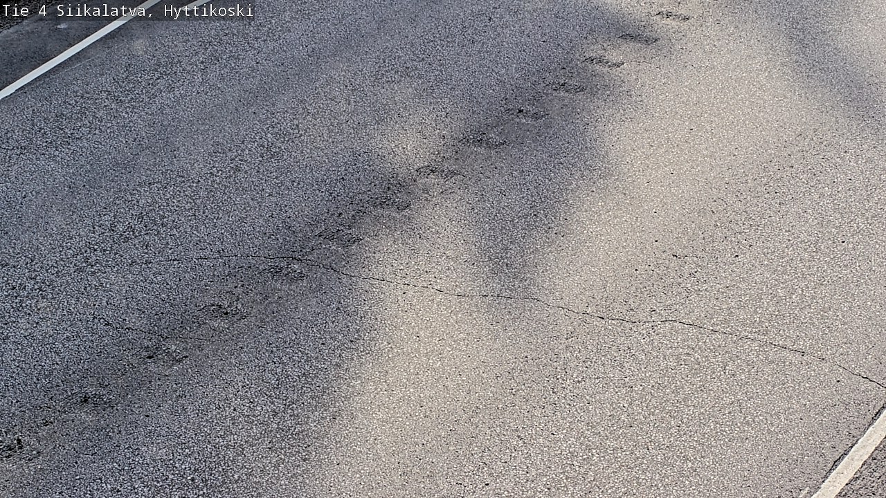 Weather Camera Image Väg 4 Siikalatva, Hyttikoski, Siikalatva, Pohjois-Pohjanmaa
