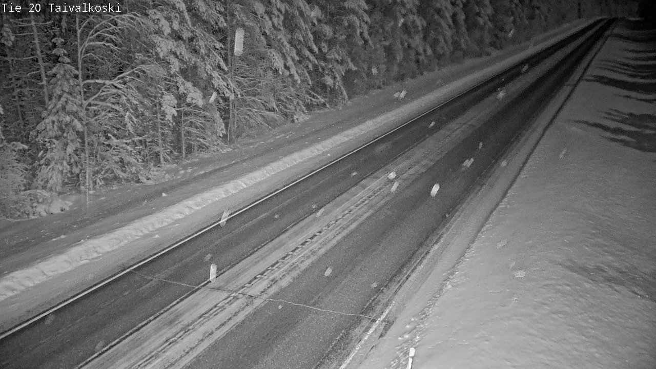 Weather Camera Image Road 20 Taivalkoski, Taivalkoski, Pohjois-Pohjanmaa