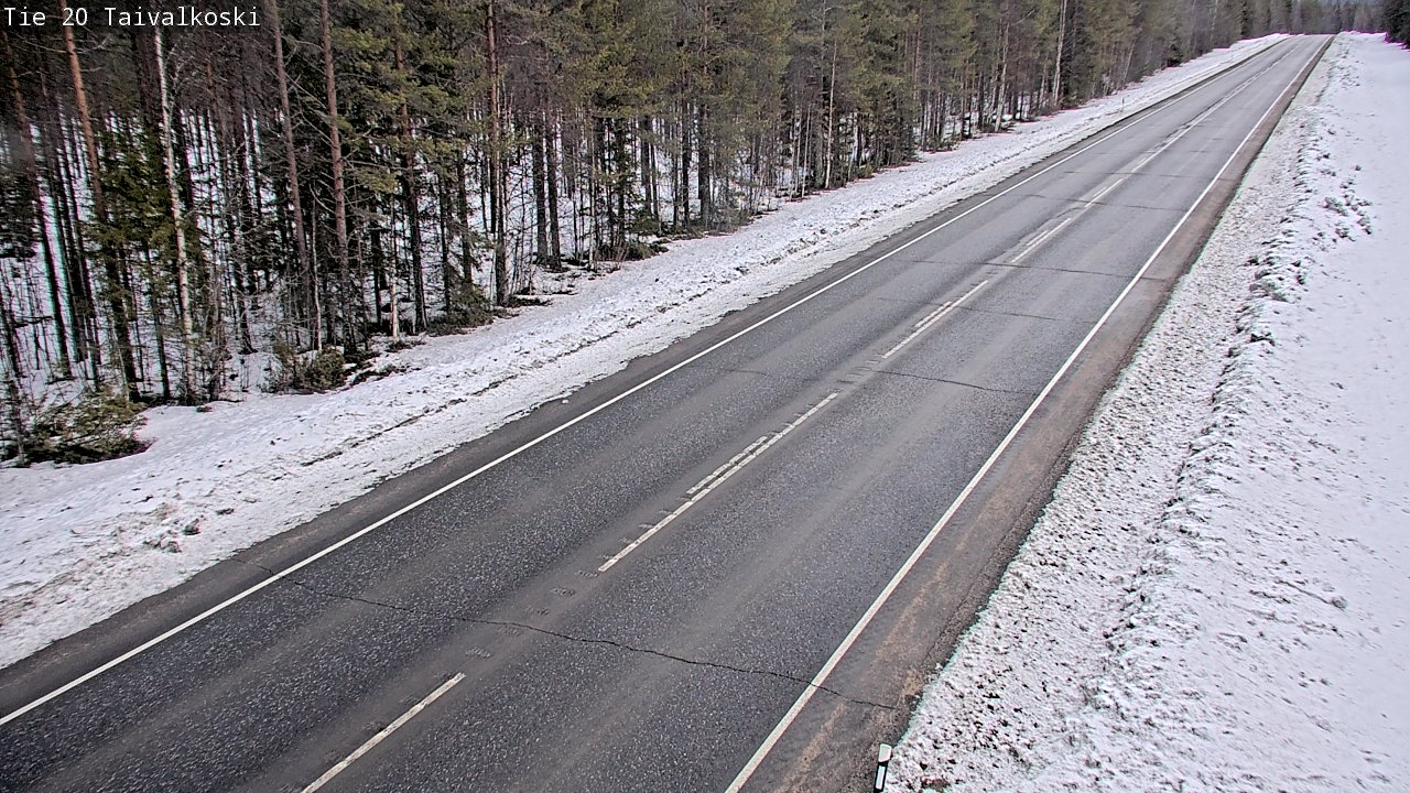 Kelikamerat Kuva Tie 20 Taivalkoski, Taivalkoski, Pohjois-Pohjanmaa