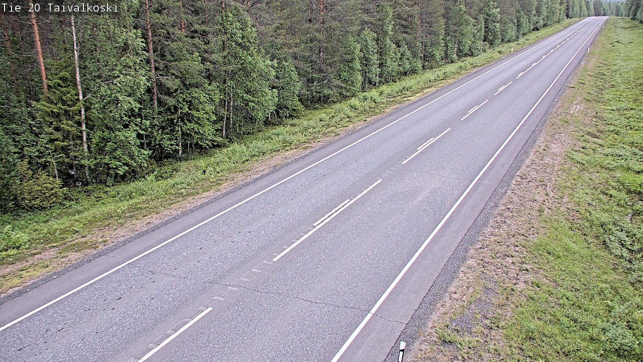 Kelikamerat Kuva Tie 20 Taivalkoski, Taivalkoski, Pohjois-Pohjanmaa