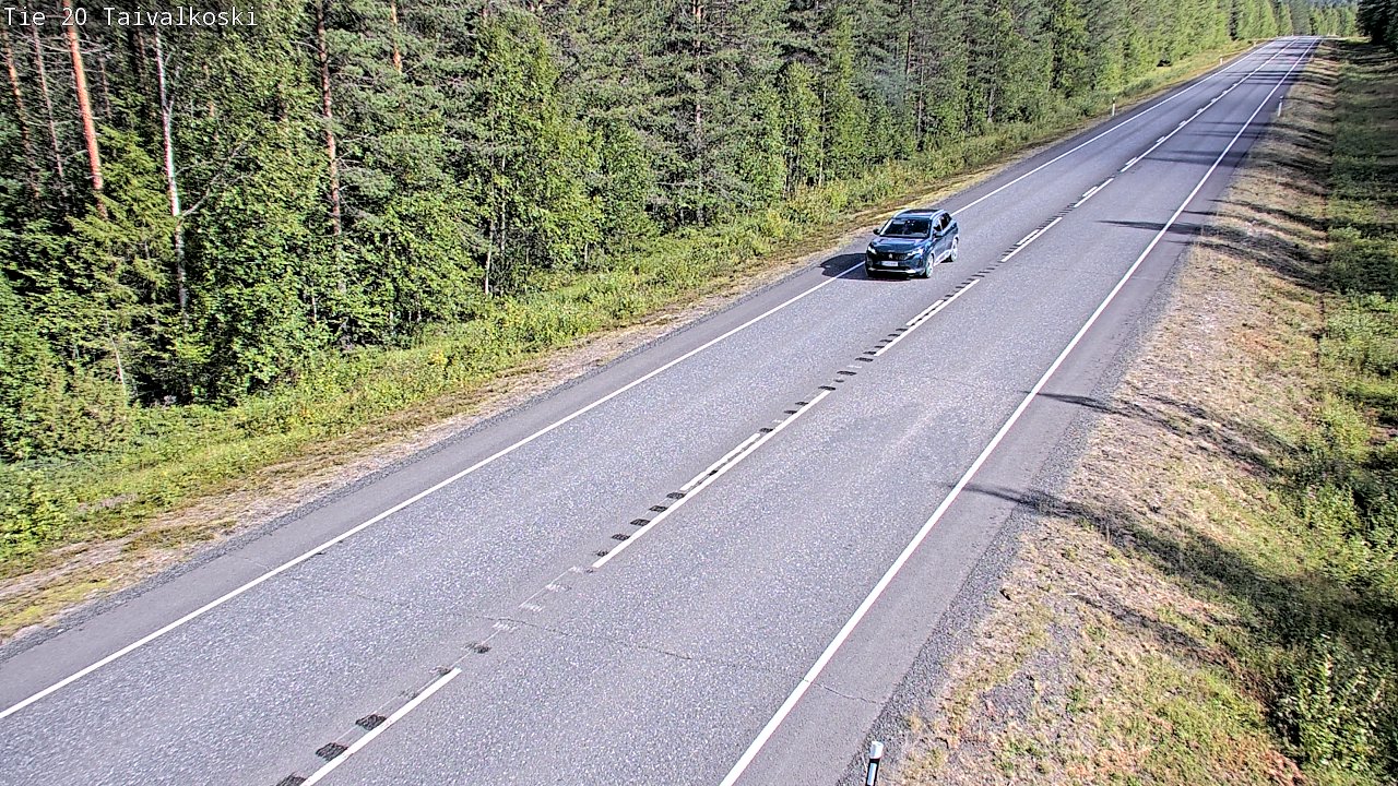 Kelikamerat Kuva Tie 20 Taivalkoski, Taivalkoski, Pohjois-Pohjanmaa
