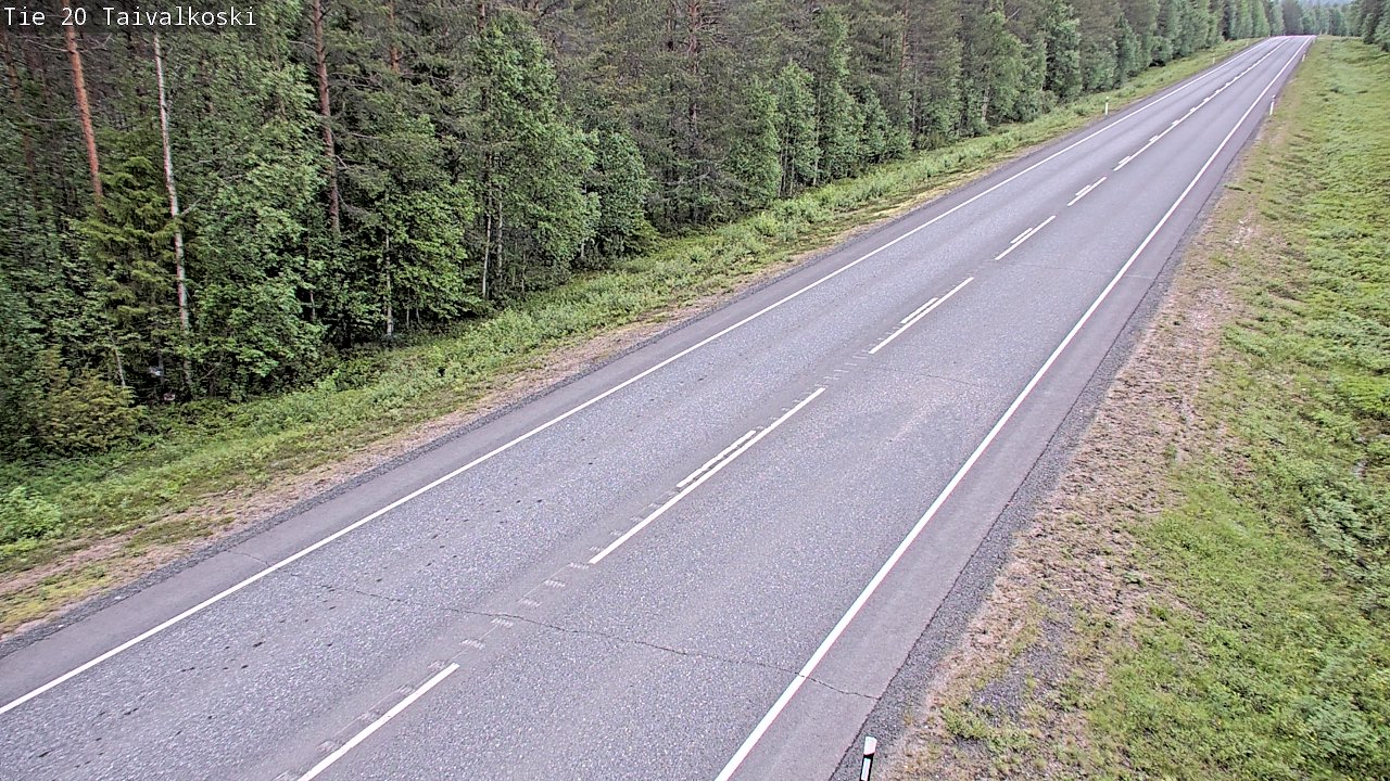 Kelikamerat Kuva Tie 20 Taivalkoski, Taivalkoski, Pohjois-Pohjanmaa