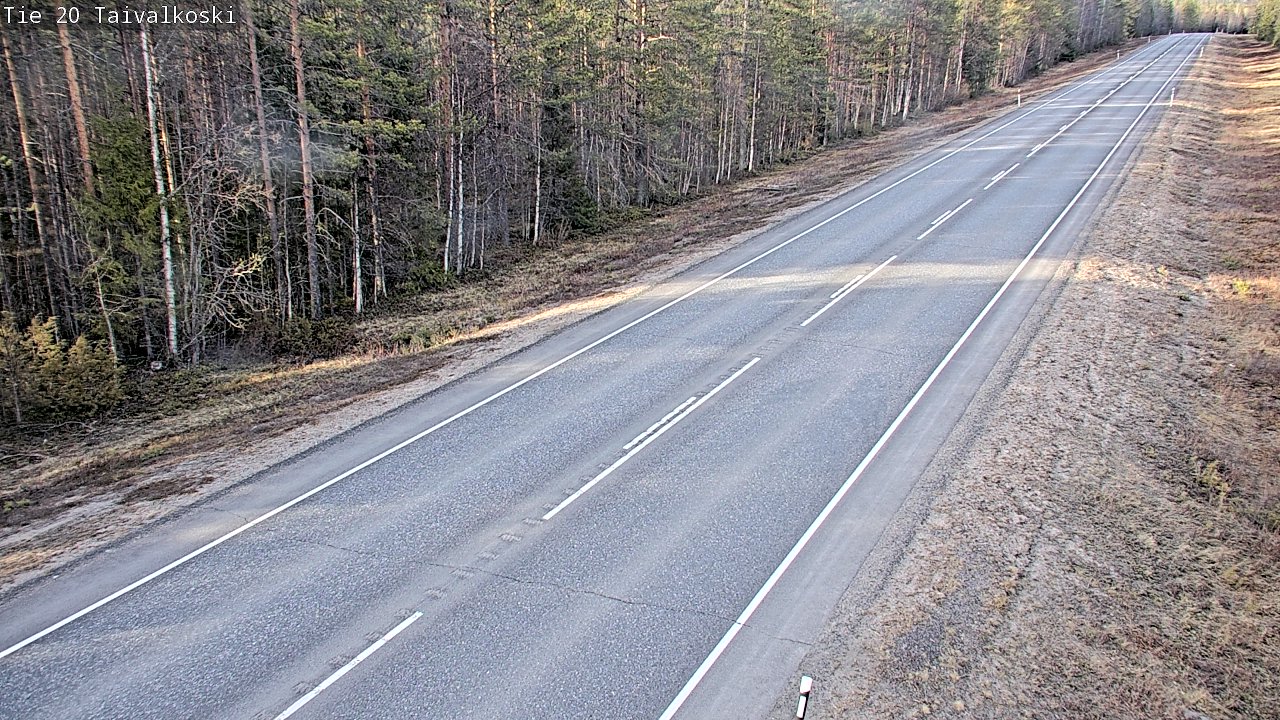 Kelikamerat Kuva Tie 20 Taivalkoski, Taivalkoski, Pohjois-Pohjanmaa