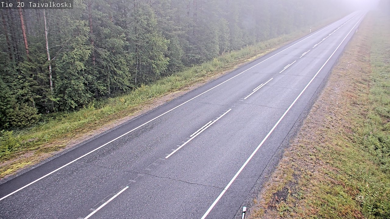 Kelikamerat Kuva Tie 20 Taivalkoski, Taivalkoski, Pohjois-Pohjanmaa