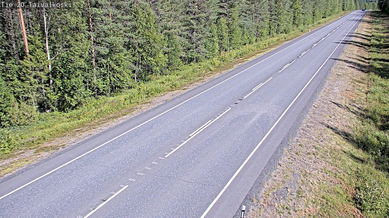 Kelikamerat Kuva Tie 20 Taivalkoski, Taivalkoski, Pohjois-Pohjanmaa
