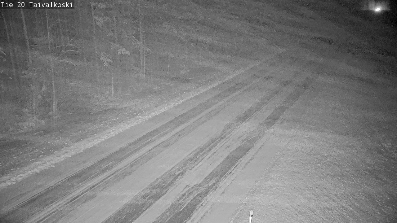 Weather Camera Image Road 20 Taivalkoski, Taivalkoski, Pohjois-Pohjanmaa