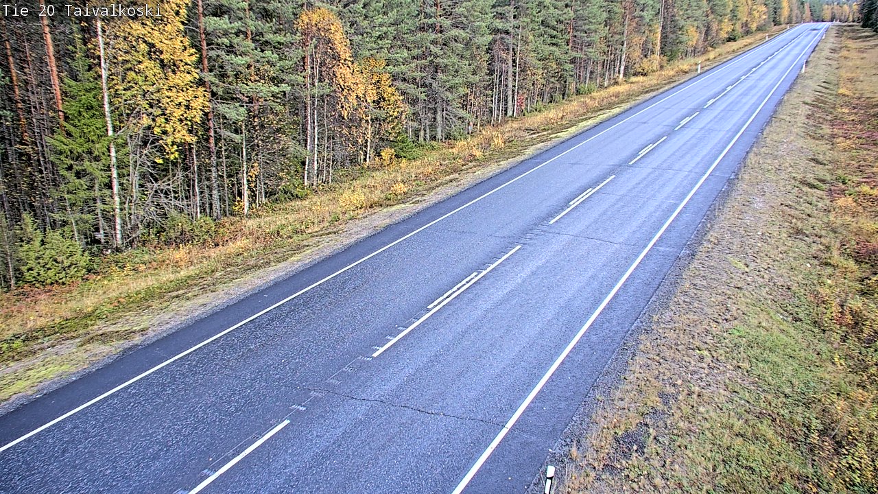 Kelikamerat Kuva Tie 20 Taivalkoski, Taivalkoski, Pohjois-Pohjanmaa