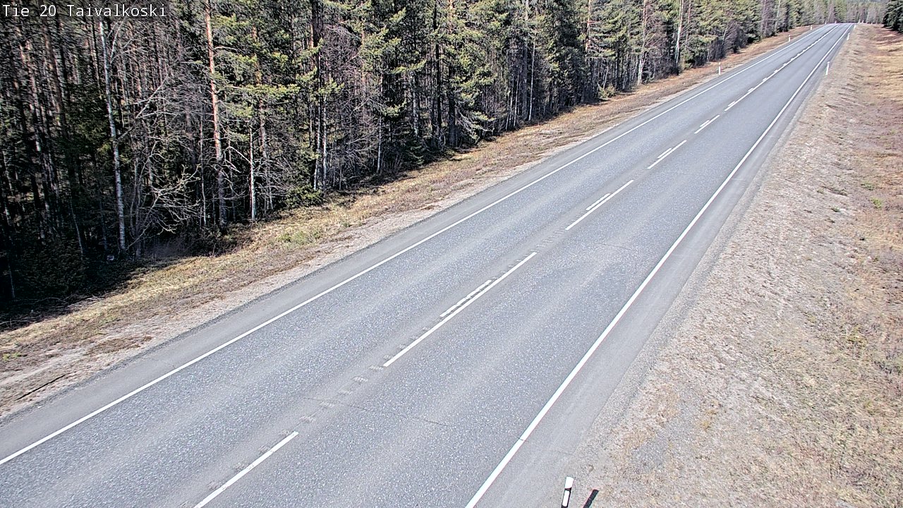 Kelikamerat Kuva Tie 20 Taivalkoski, Taivalkoski, Pohjois-Pohjanmaa