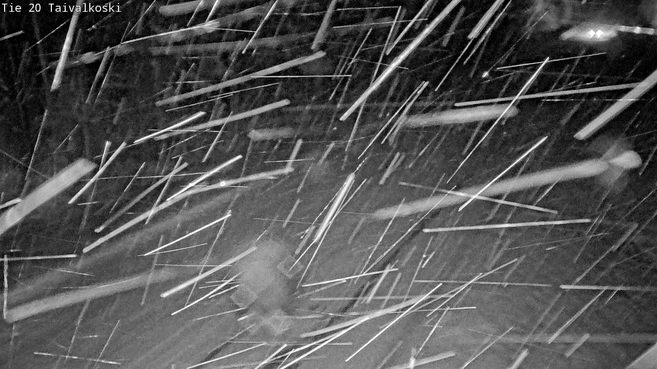 Weather Camera Image Väg 20 Taivalkoski, Taivalkoski, Pohjois-Pohjanmaa