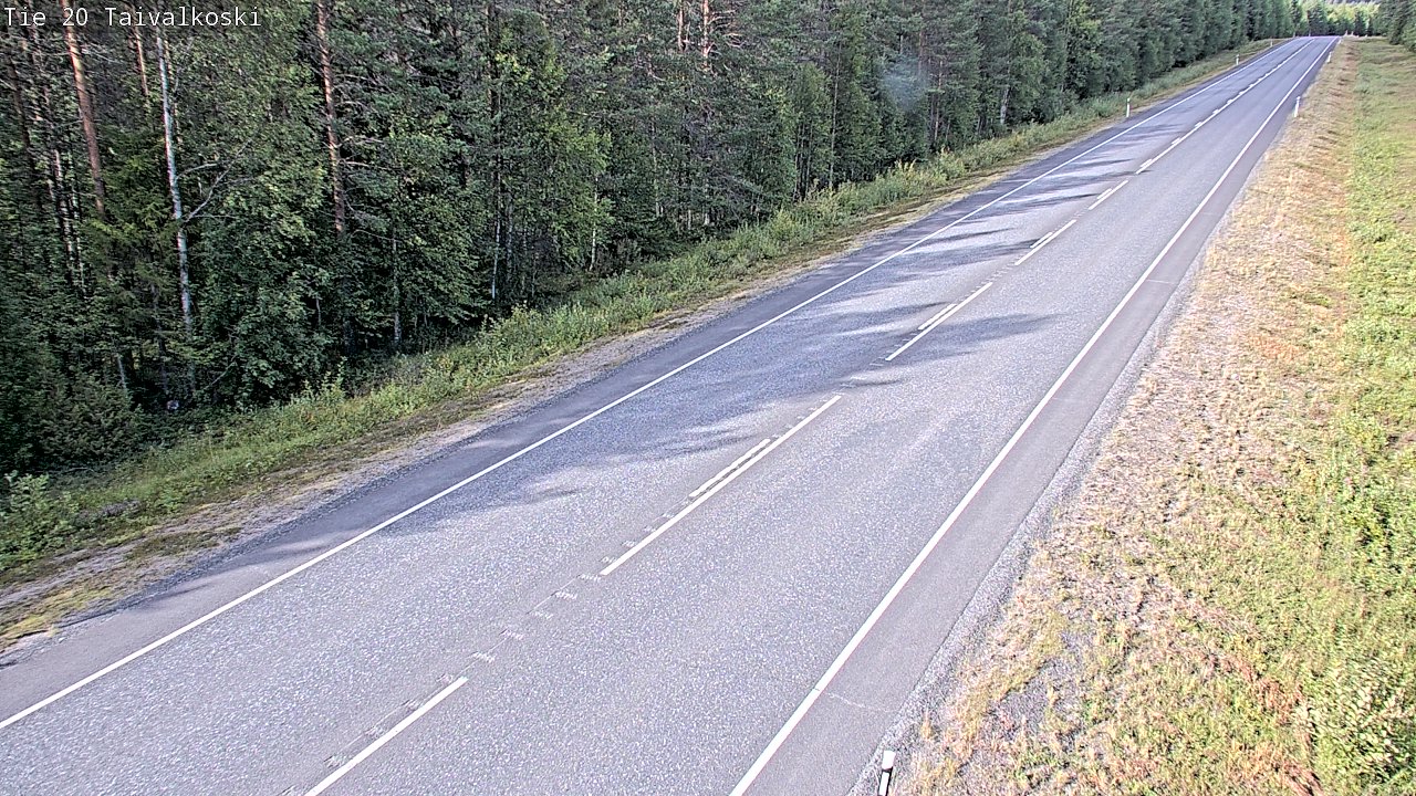 Kelikamerat Kuva Tie 20 Taivalkoski, Taivalkoski, Pohjois-Pohjanmaa