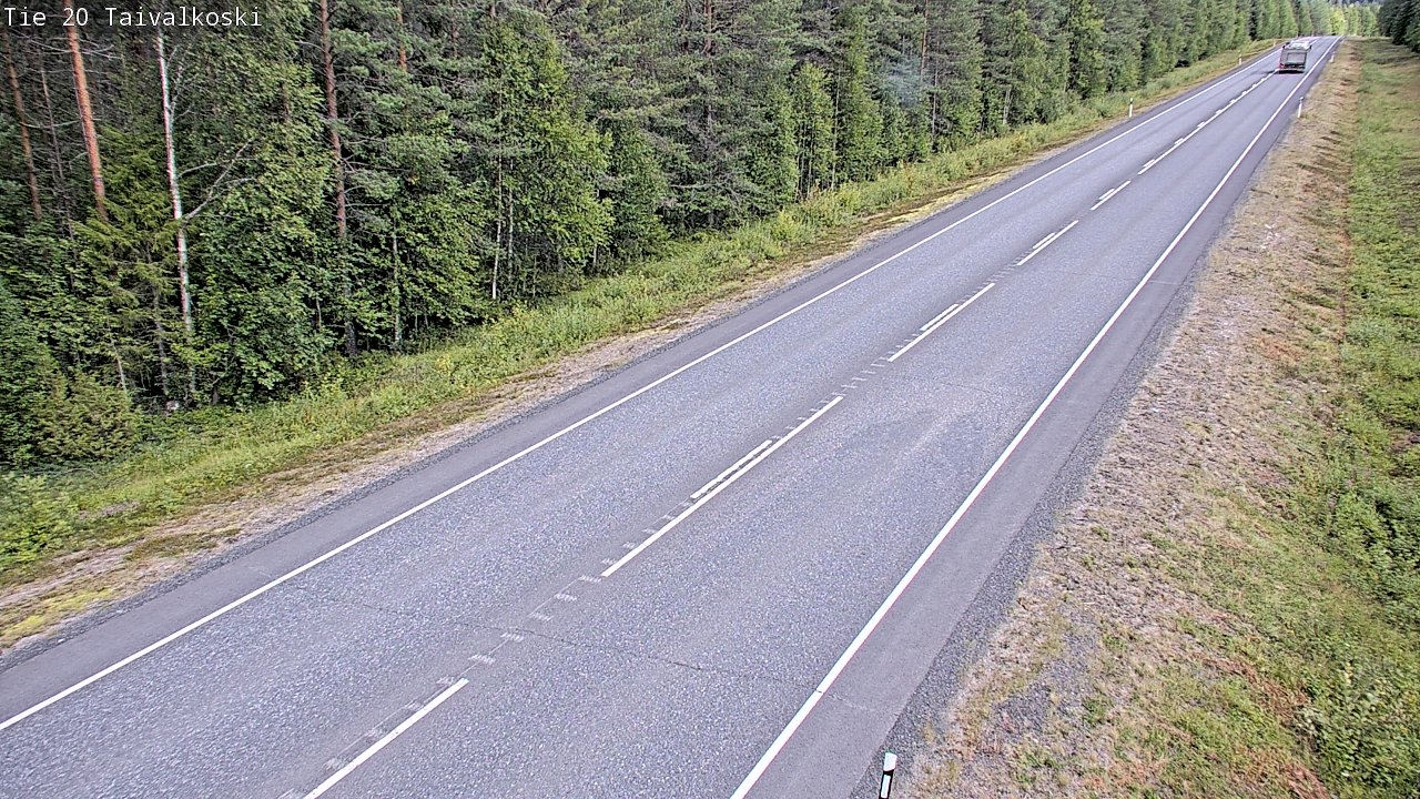 Kelikamerat Kuva Tie 20 Taivalkoski, Taivalkoski, Pohjois-Pohjanmaa