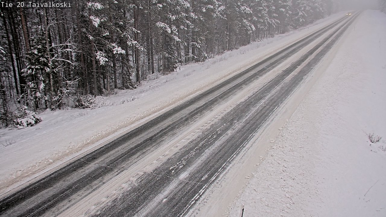 Weather Camera Image Road 20 Taivalkoski, Taivalkoski, Pohjois-Pohjanmaa