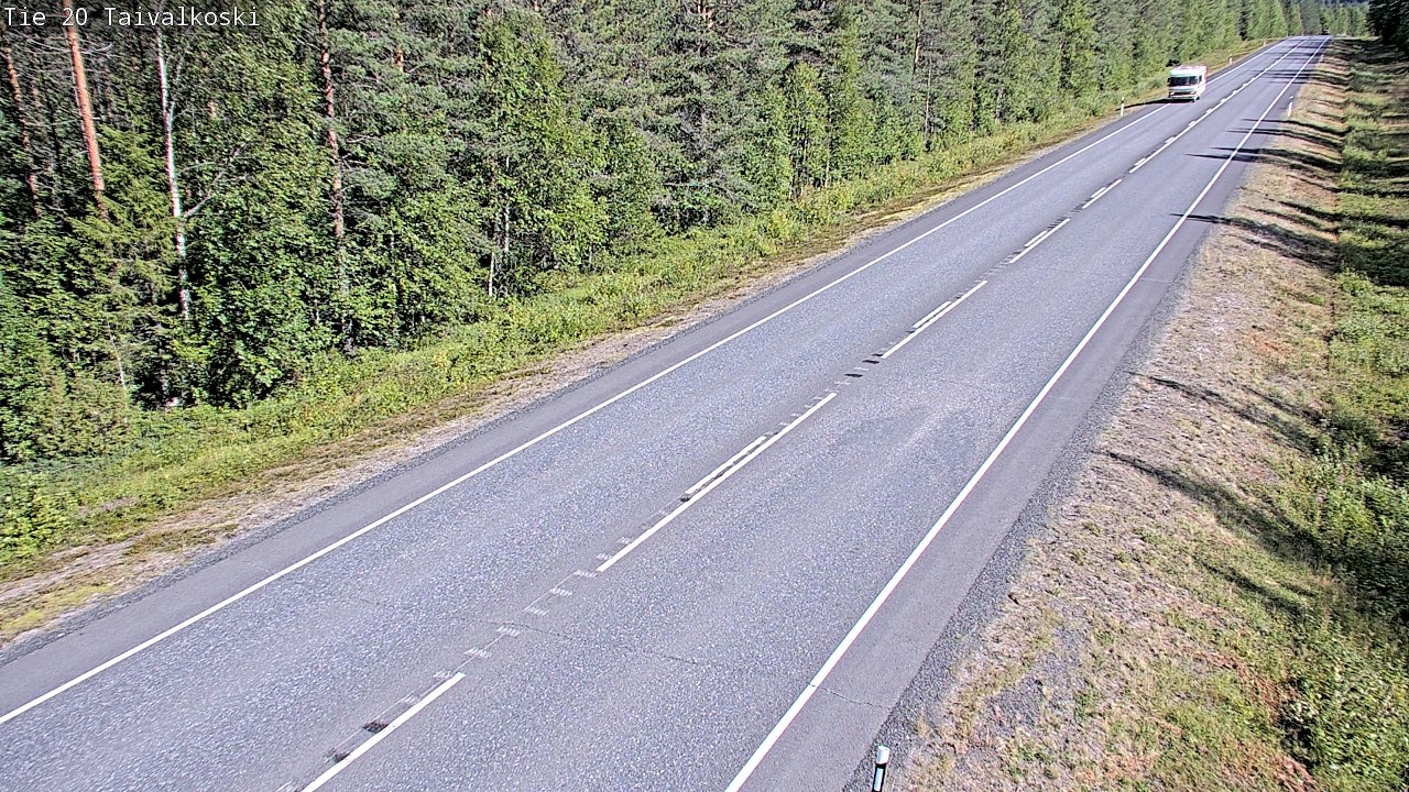 Kelikamerat Kuva Tie 20 Taivalkoski, Taivalkoski, Pohjois-Pohjanmaa