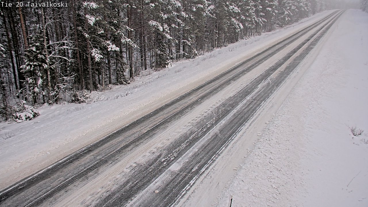 Weather Camera Image Road 20 Taivalkoski, Taivalkoski, Pohjois-Pohjanmaa