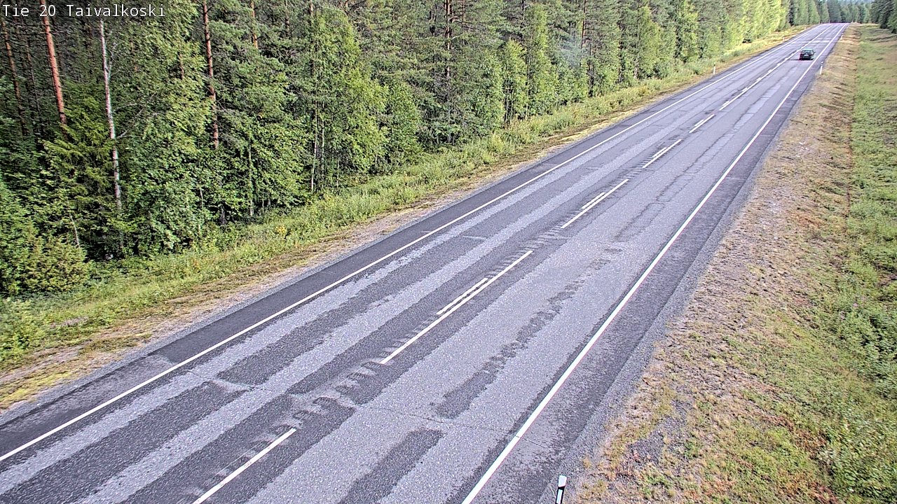 Weather Camera Image Road 20 Taivalkoski, Taivalkoski, Pohjois-Pohjanmaa