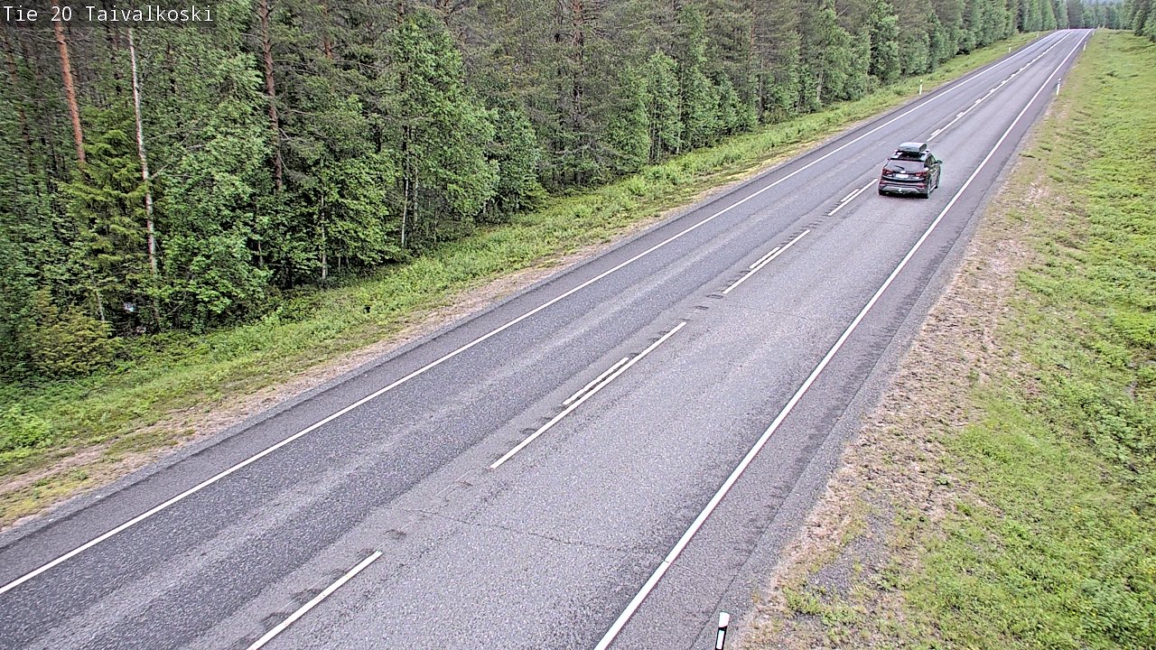 Kelikamerat Kuva Tie 20 Taivalkoski, Taivalkoski, Pohjois-Pohjanmaa