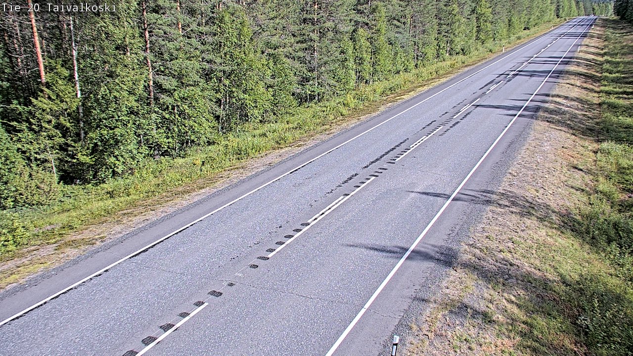 Kelikamerat Kuva Tie 20 Taivalkoski, Taivalkoski, Pohjois-Pohjanmaa