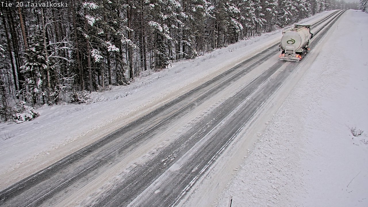 Weather Camera Image Road 20 Taivalkoski, Taivalkoski, Pohjois-Pohjanmaa
