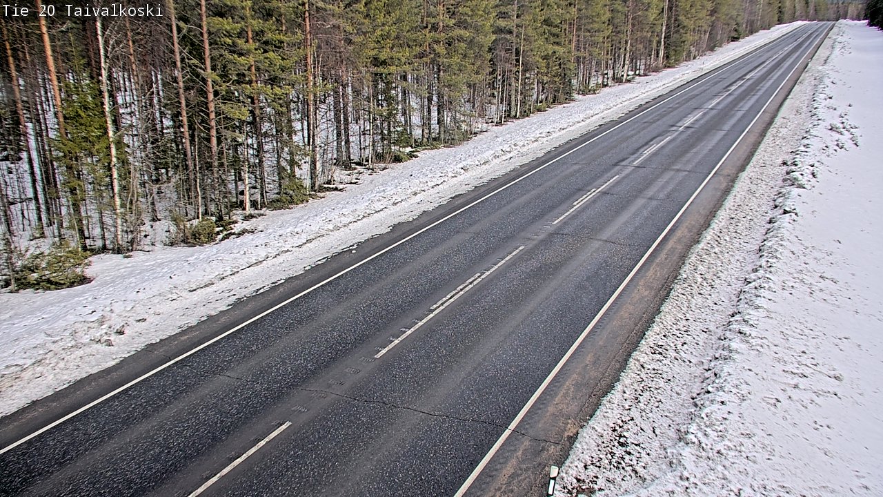 Kelikamerat Kuva Tie 20 Taivalkoski, Taivalkoski, Pohjois-Pohjanmaa
