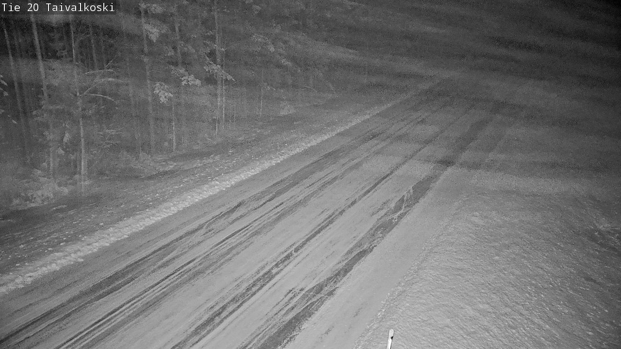 Weather Camera Image Road 20 Taivalkoski, Taivalkoski, Pohjois-Pohjanmaa