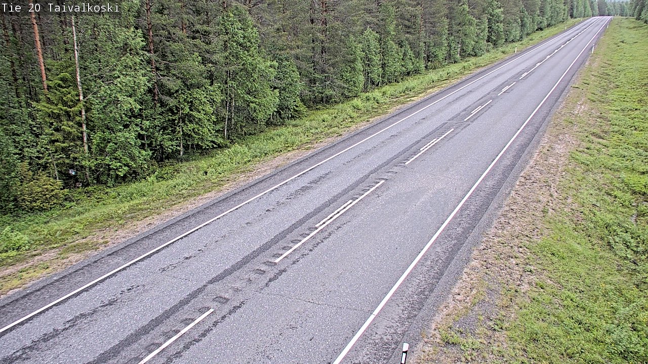 Kelikamerat Kuva Tie 20 Taivalkoski, Taivalkoski, Pohjois-Pohjanmaa