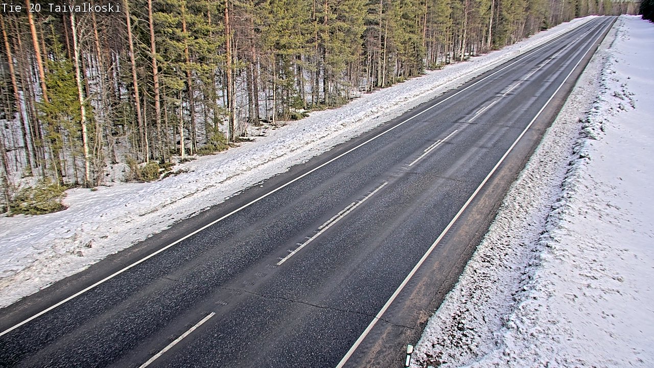 Kelikamerat Kuva Tie 20 Taivalkoski, Taivalkoski, Pohjois-Pohjanmaa