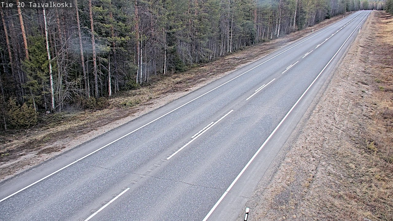 Kelikamerat Kuva Tie 20 Taivalkoski, Taivalkoski, Pohjois-Pohjanmaa