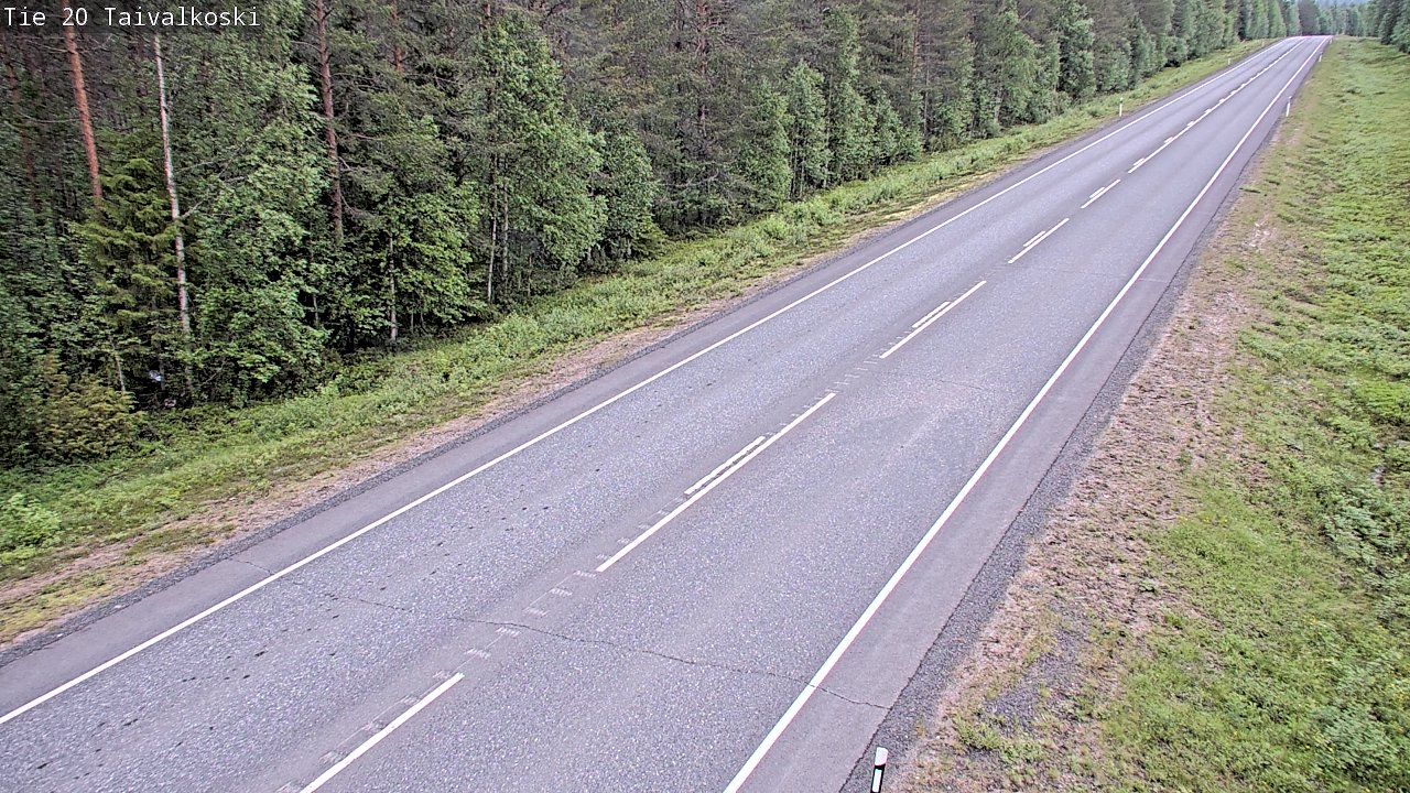 Kelikamerat Kuva Tie 20 Taivalkoski, Taivalkoski, Pohjois-Pohjanmaa