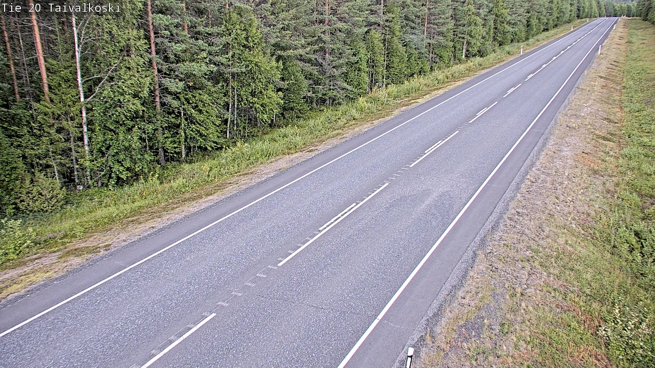 Kelikamerat Kuva Tie 20 Taivalkoski, Taivalkoski, Pohjois-Pohjanmaa
