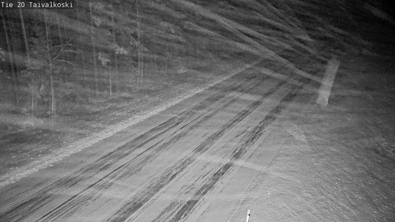 Weather Camera Image Road 20 Taivalkoski, Taivalkoski, Pohjois-Pohjanmaa