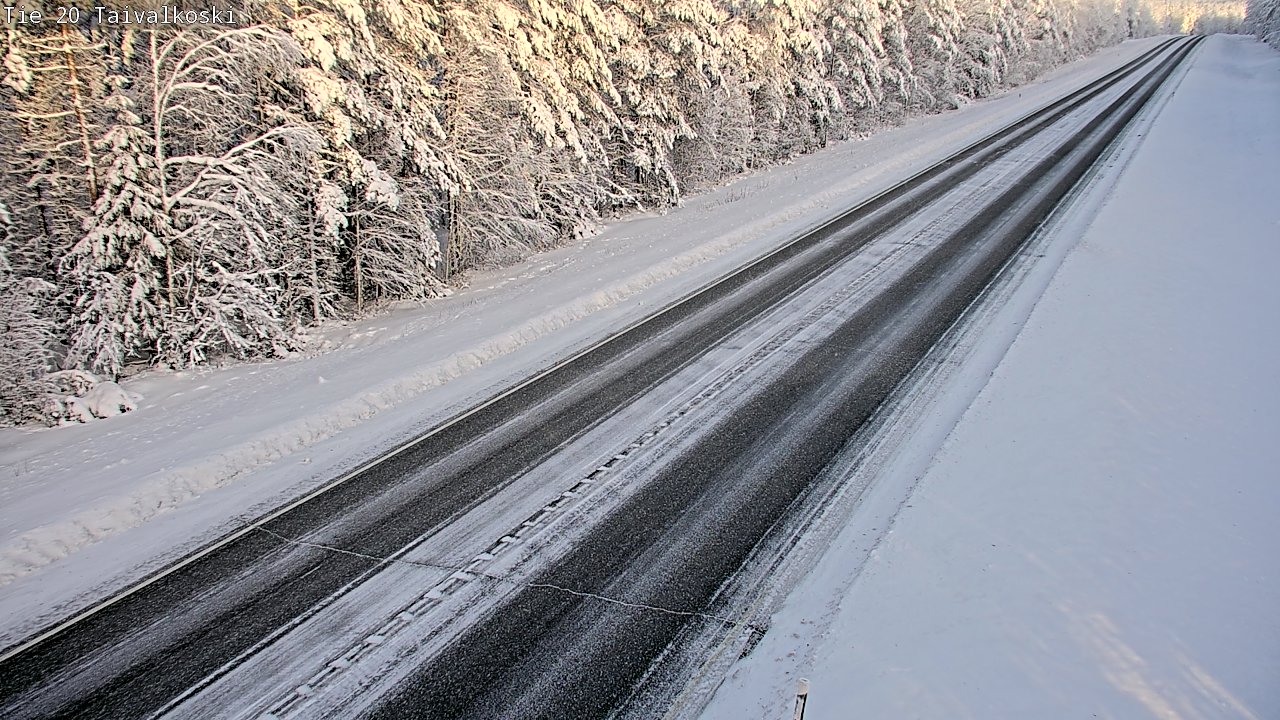 Kelikamerat Kuva Tie 20 Taivalkoski, Taivalkoski, Pohjois-Pohjanmaa