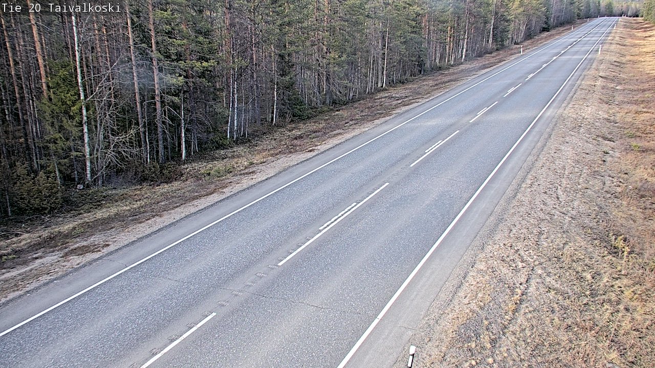 Kelikamerat Kuva Tie 20 Taivalkoski, Taivalkoski, Pohjois-Pohjanmaa