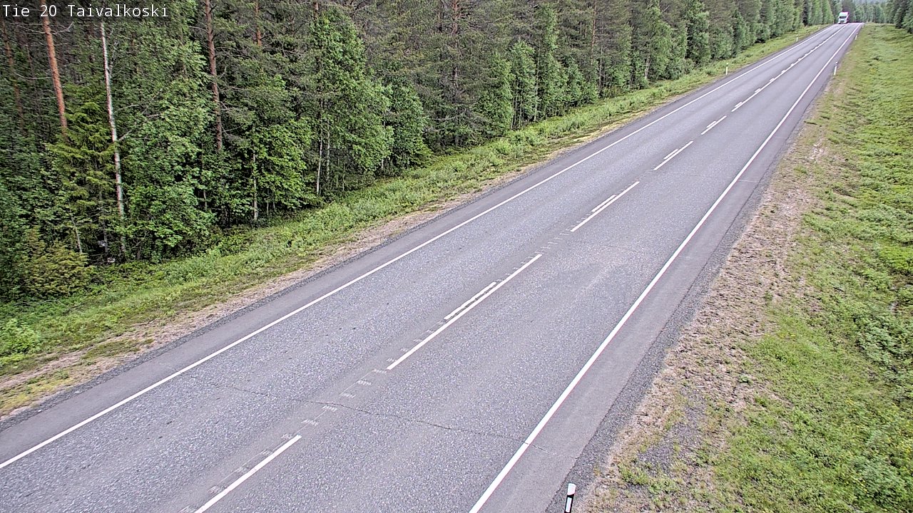 Kelikamerat Kuva Tie 20 Taivalkoski, Taivalkoski, Pohjois-Pohjanmaa