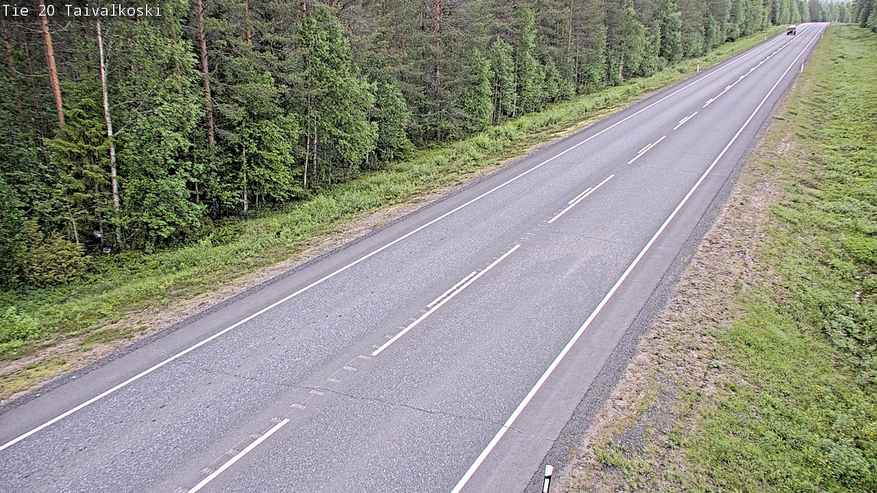 Kelikamerat Kuva Tie 20 Taivalkoski, Taivalkoski, Pohjois-Pohjanmaa