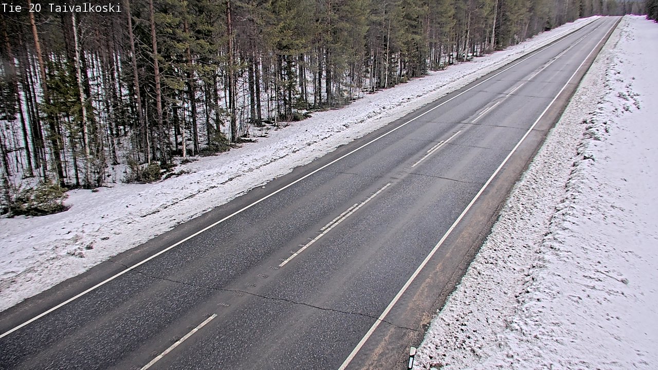 Kelikamerat Kuva Tie 20 Taivalkoski, Taivalkoski, Pohjois-Pohjanmaa