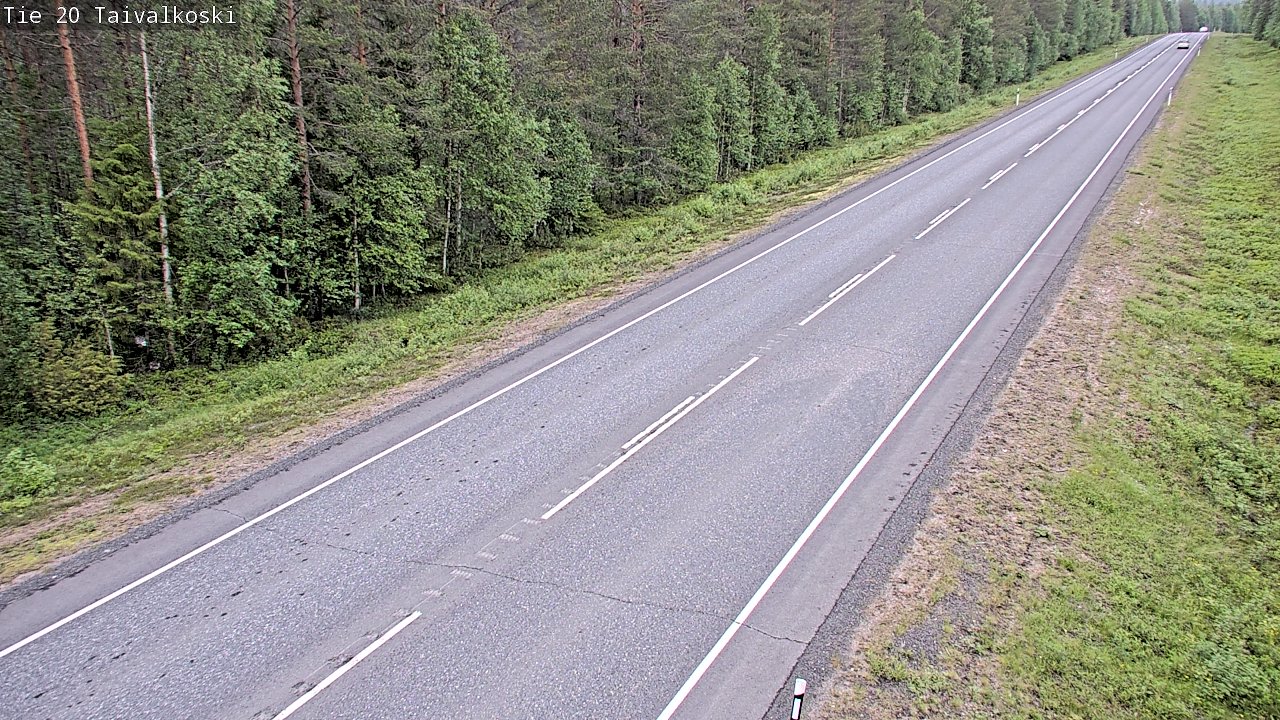 Kelikamerat Kuva Tie 20 Taivalkoski, Taivalkoski, Pohjois-Pohjanmaa
