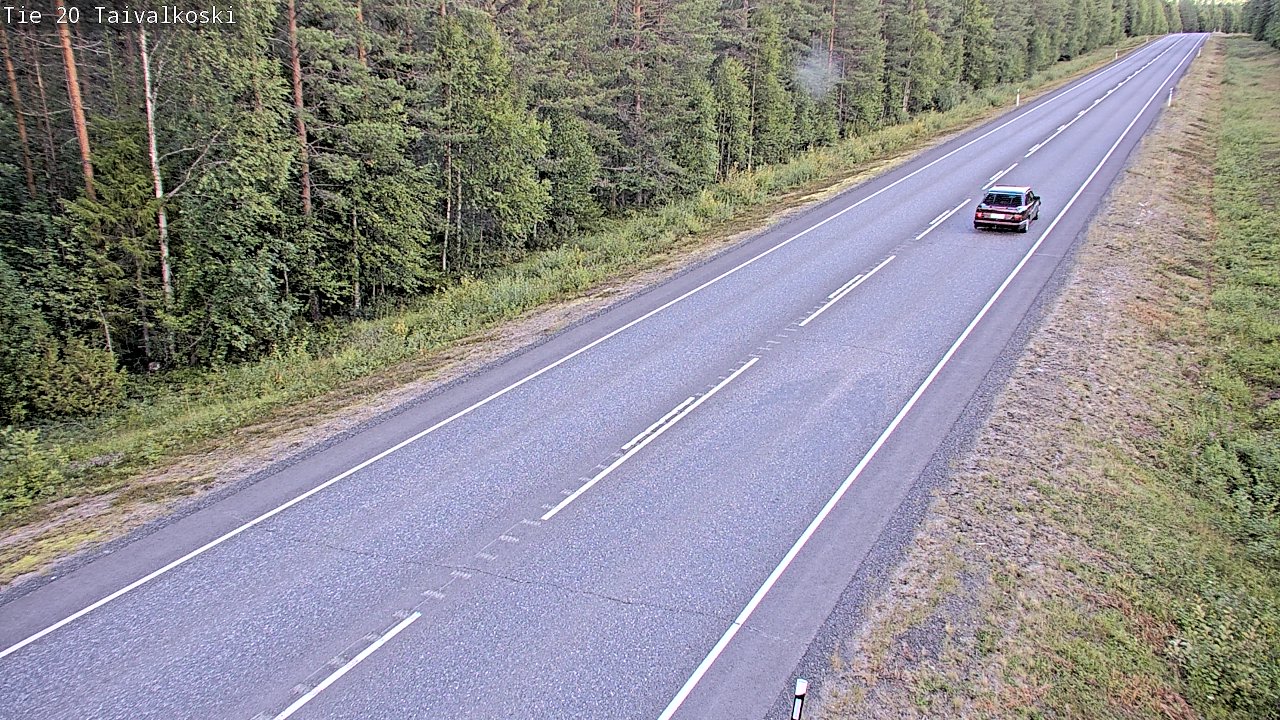 Kelikamerat Kuva Tie 20 Taivalkoski, Taivalkoski, Pohjois-Pohjanmaa