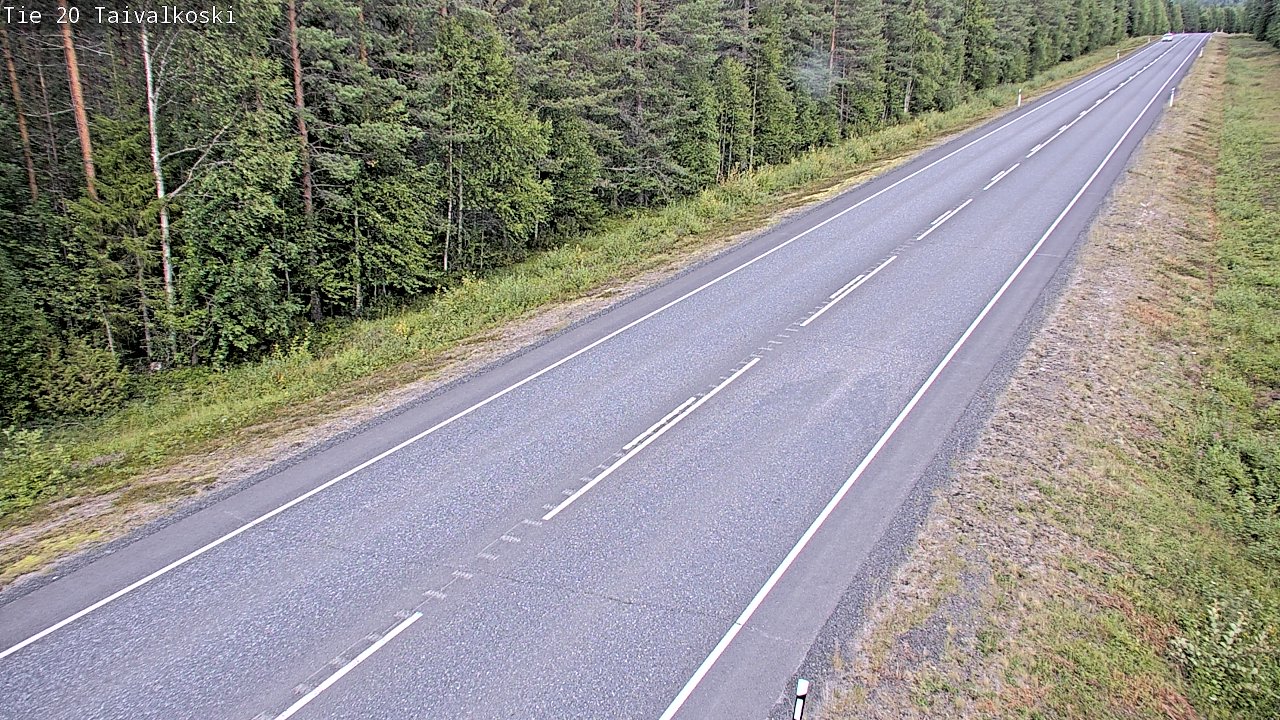 Kelikamerat Kuva Tie 20 Taivalkoski, Taivalkoski, Pohjois-Pohjanmaa