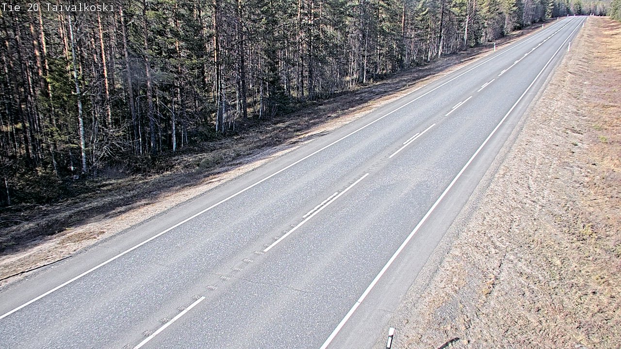 Kelikamerat Kuva Tie 20 Taivalkoski, Taivalkoski, Pohjois-Pohjanmaa