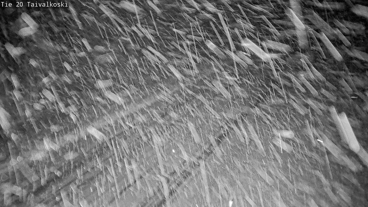 Weather Camera Image Road 20 Taivalkoski, Taivalkoski, Pohjois-Pohjanmaa