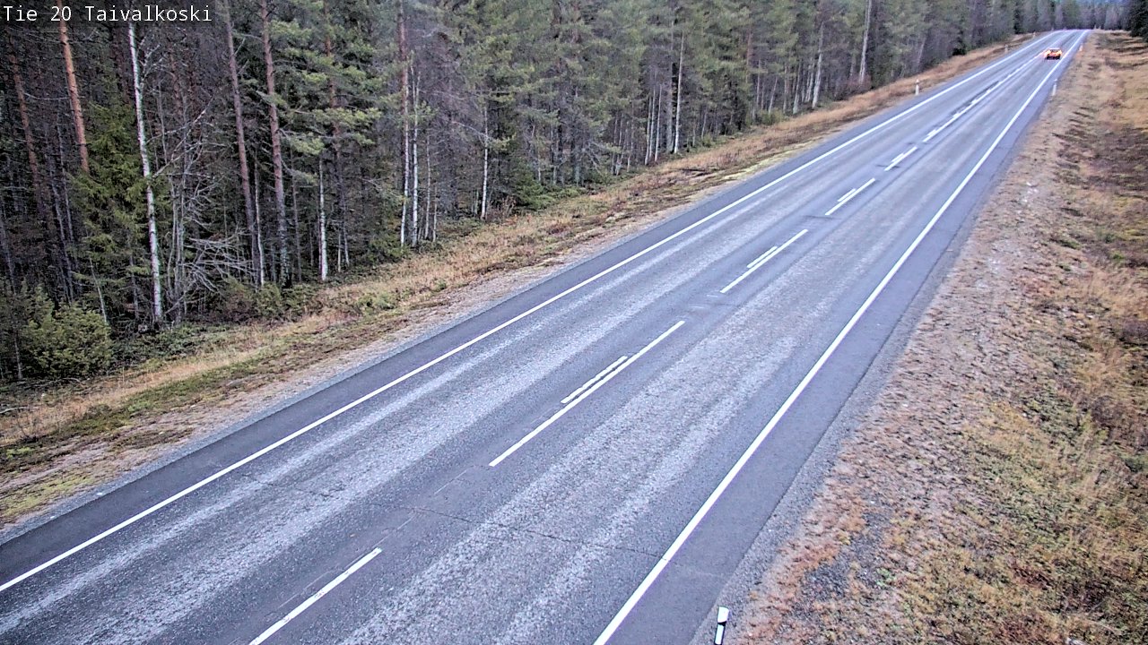 Kelikamerat Kuva Tie 20 Taivalkoski, Taivalkoski, Pohjois-Pohjanmaa