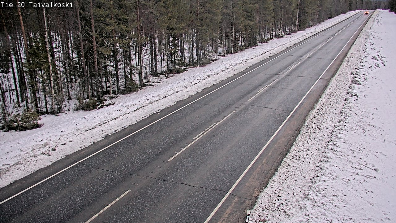 Kelikamerat Kuva Tie 20 Taivalkoski, Taivalkoski, Pohjois-Pohjanmaa