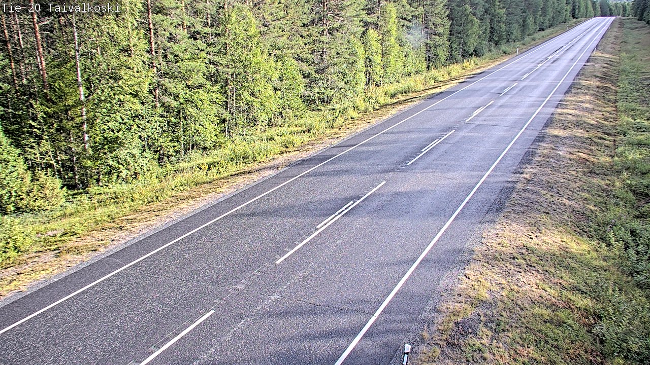 Kelikamerat Kuva Tie 20 Taivalkoski, Taivalkoski, Pohjois-Pohjanmaa
